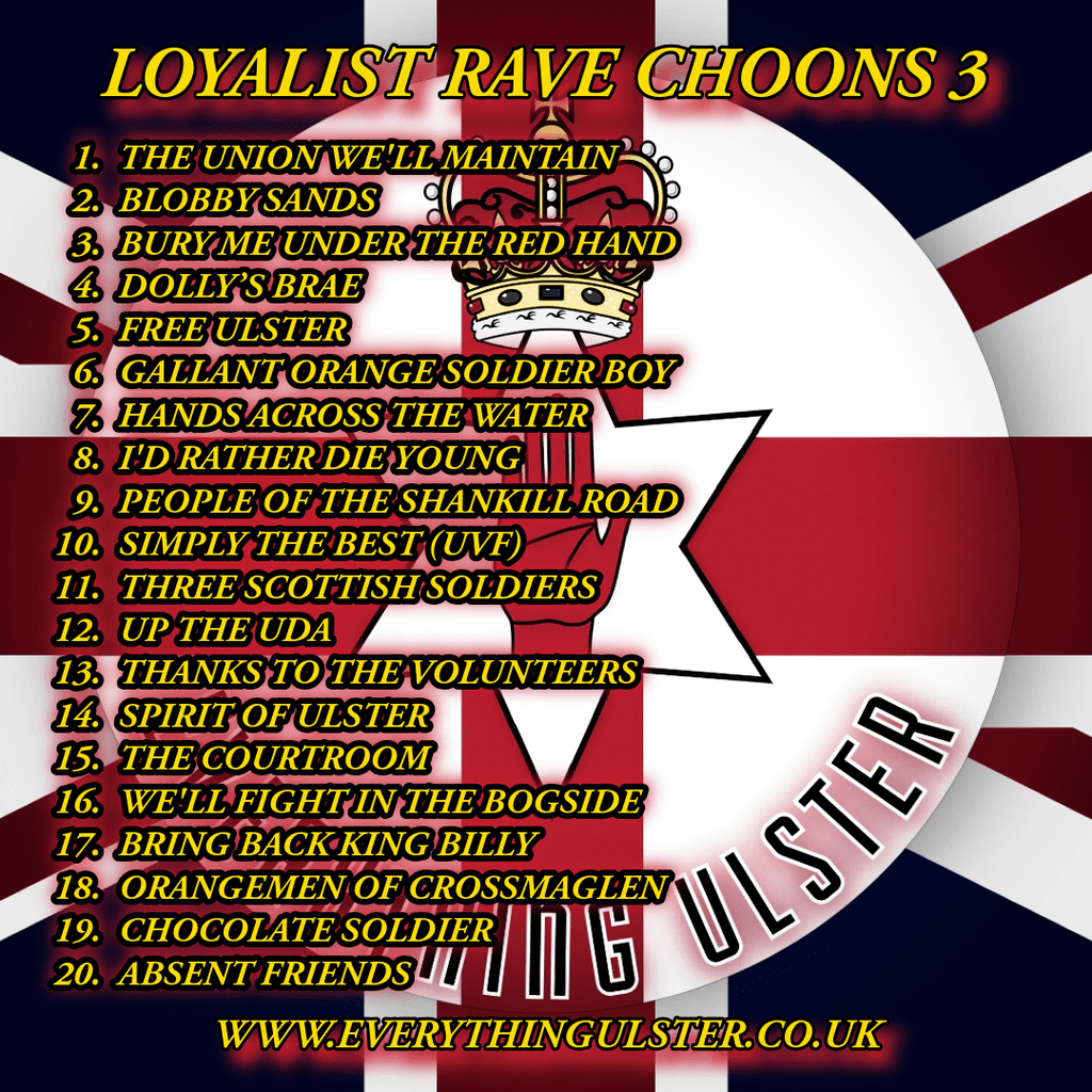 Everything Ulster - Loyalist Rave Choons 3 (CD VERSION) - Everything Ulster