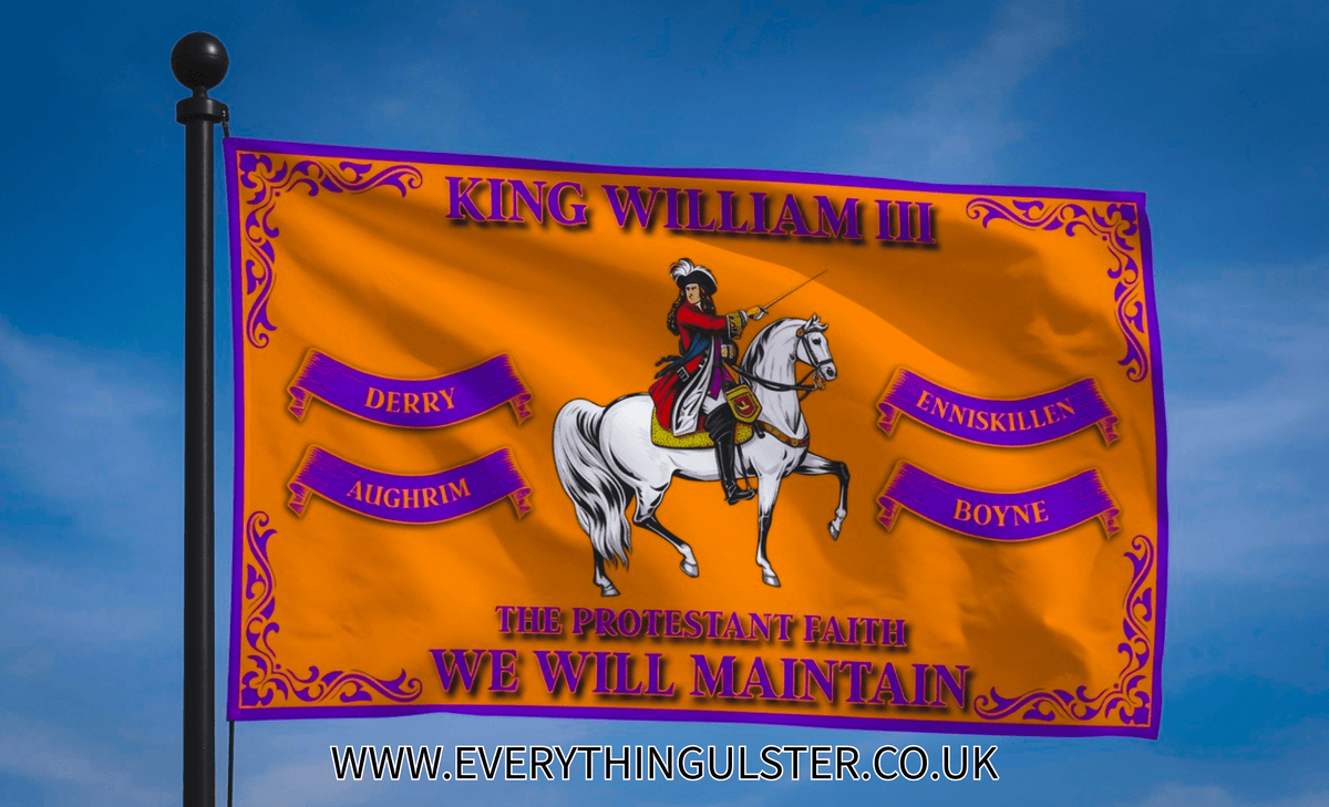 King William III Protestant Faith Flag - Everything Ulster