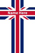 Personalised Union Jack Grave Marker - Everything Ulster