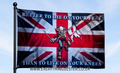 Iron Maiden Eddie The Loyalist Union Jack Flag